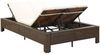 vidaXL 2-Personen-Sonnenliege mit Auflage Braun Poly Rattan 46239 Bild 3