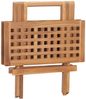 vidaXL 3-tlg. Garten-Essgruppe mit Kissen Klappbar Massivholz Teak 3063200 Bild 5