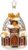 Kirche, Christmette, verschneit, gold 16,5cm Inge-Glas Christbaumschmuck Bild 3