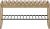 Garderoben-Set >BANTRY< (4-teilig) Eiche / schwarz - 150x190x30cm (BxHxT) Bild 2