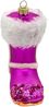 Winterstiefel, pink 9 x 9cm Glasornament, Weihnachtsschmuck Bild 2