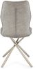Esszimmerstuhl Relepka aus Kunstleder, modern gepolstert, taupe, Mikado-Gestell, komfortabel Bild 3