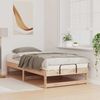 vidaXL Bettrahmen Braun 90 x 200 cm Massives Kiefernholz 873145 Bild 3