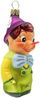 Pinocchio grün / violett 10cm - Schatzhauser Christbaumschmuck, Lauschaer Glaskunst Bild 1