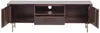 Vente-unique - SORDANA TV unit Holz, PlatteHolz, Platte BraunGold - B 40 cm x H 55 cm x L 160 cm Bild 4