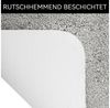 OTTO home Badematte Sanremo Premium, Badvorleger, Badezimmer Teppich, sehr weich, Höhe 35 mm, rutschhemmend beschichtet, schnell trocknend, fußbodenheizungsgeeignet, Polyester, rechteckig, Badteppich, unifarben, rechteckig & als 3-tlg. Set erhältlich Bild 4