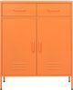 vidaXL Lagerschrank Orange 80 x 35 x 101,5 cm Stahl [336156] Bild 2
