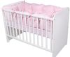 Lorelli Babybett-Nestchen 4-teilig rundum, Babybett 120x60 cm, 100% Baumwolle rosa Bild 1
