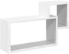 vidaXL Wandregal Wandhalterung Weiß 55 x 15 x 35 cm Holzwerkstoff 8012108 Bild 5
