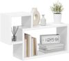 vidaXL Wandregal Wandhalterung Weiß 55 x 15 x 35 cm Holzwerkstoff 8012108 Bild 2