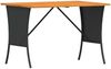 vidaXL Gartentisch mit Akazienholzplatte 105x75x72 cm Poly Rattan 4104138 Bild 2
