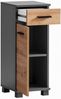 Schildmeyer Unterschrank Palermo, Holzwerkstoff, Anthrazit/Artisan Eiche Dekor, 30,3 x 32,6 x 75,3 cm (B/T/H) Bild 2