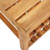 vidaXL Schuhregal 90 × 32 × 46 cm Massivholz Akazie 45931 Bild 4