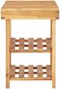 vidaXL Schuhregal 90 × 32 × 46 cm Massivholz Akazie 45931 Bild 3