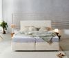 Boxspringbett Dream-Well Plüsch-Cord Beige 180x200 cm Bonell-Matratze PU-Topper Bild 2
