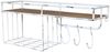 Chic Antique - Wandregal mit 2 Ablagen und 3 Haken Weiß Metall 24x58cm 41072319 Bild 5