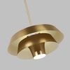 Pendellampe, Deckenleuchte, Stahl Messing, D 45,7 cm Bild 2