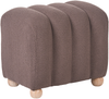 Pouf IDYLLWILD Bouclé Braun Bild 4