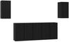 vidaXL TV-Schrankset 7 pcs Schwarz Eichen-Optik 30,5 x 30 x 60 cm 3393145 Bild 2