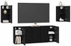 vidaXL TV-Schrankset 7 pcs Schwarz Eichen-Optik 30,5 x 30 x 60 cm 3393145 Bild 3