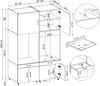 Roomart Waschmachinen Doppelschrank Überbauschrank HBT: 201 x 134 x 66,8 cm, Schwarz eiche Bild 5
