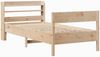 vidaXL Massivholzbett ohne Matratze 75x190 cm Kiefernholz 3306951 Bild 3