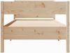 vidaXL Massivholzbett ohne Matratze 75x190 cm Kiefernholz 3306951 Bild 4