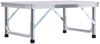 vidaXL Klappbarer Campingtisch Weiß Aluminium 60x45 cm 48178 Bild 2
