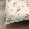 Kaeppel Bettwäsche Walderdbeeren, Mako Satin, 2 teilig, florales Design in Satin Qualität Bild 2