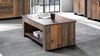 Forte 'Clif' Couchtisch mit aufklappbarer Platte, Holz vintage, 110x65 - 91,5 cm Bild 2
