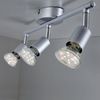 B.K.Licht Deckenleuchte Deckenspot 3x3W 750lm 3000K - 30-01-03-T, LED wechselbar, Titanfarbig Schwenkbar Drehbar GU10 Modern Bild 2