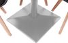 Bistrotisch massiv Mango rough rund 80 cm Säulengestell-eckig silber EMILIO 173844657 Bild 5