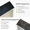 WDWRITTI Spiegelschrank mit beleuchtung 3Lichtmodi Dimmbar Badezimmerspiegelschrank LED 50x70 (LED Wandschrank Hängeschrank Schwarz 1 türig, Speicherfunktion, Doppelseitiger Spiegel) Soft-Close-Funktion, IP44, mit Netzstecker Bild 4