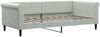 vidaXL Tagesbett Ausziehbar mit Schubladen Hellgrau 90x190 cm Samt 3197856 Bild 4