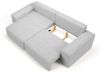 Ecksofa Schlafsofa Sofa ARONA XS in Stoff Centaur Graubeige Ottomane Links Bild 2