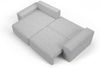 Ecksofa Schlafsofa Sofa ARONA XS in Stoff Centaur Graubeige Ottomane Links Bild 3