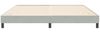 vidaXL Boxspringbett ohne Matratze Hellgrau 200x220 cm Samt 3315891 Bild 5