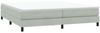 vidaXL Boxspringbett ohne Matratze Hellgrau 200x220 cm Samt 3315891 Bild 3