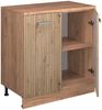 Kommode unter Schräge Rion Artisan-Eiche 80x81.6 cm ohne Schräge mit 2 Türen Vicco Bild 4