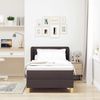 vidaXL Boxspringbett mit Matratze Dunkelbraun 80 x 200 cm Stoff 3340118 Bild 3