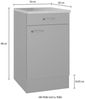OPTIFIT Unterschrank OPTImulti Breite 50 cm, Tiefe 60 cm, mit 1 Tür, 1 Schubkasten, 1 Einlegeboden Bild 4