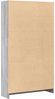 vidaXL Bücherregal Grau Sonoma 80x24x143 cm Holzwerkstoff 857849 Bild 5