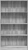 vidaXL Bücherregal Grau Sonoma 80x24x143 cm Holzwerkstoff 857849 Bild 4