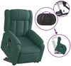vidaXL Massagesessel mit Aufstehhilfe Dunkelgrün Stoff 3205334 Bild 5
