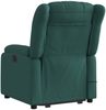 vidaXL Massagesessel mit Aufstehhilfe Dunkelgrün Stoff 3205334 Bild 4