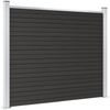 vidaXL Zaunelement WPC 180x146 cm Grau 148982 Bild 3