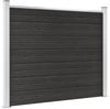 vidaXL Zaunelement WPC 180x146 cm Grau 148982 Bild 2