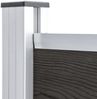 vidaXL Zaunelement WPC 180x146 cm Grau 148982 Bild 5