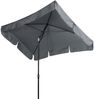 Doppler Sonnenschirm / Mittelstockschirm "Sunline 225 x 120 Waterproof Neo", anthrazit, 225 x 120 cm Bild 2