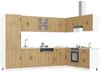 vidaXL Waschbecken-Unterschrank mit Speicher Lucca 2 pcs Artisan-Eiche 3315020 Bild 3